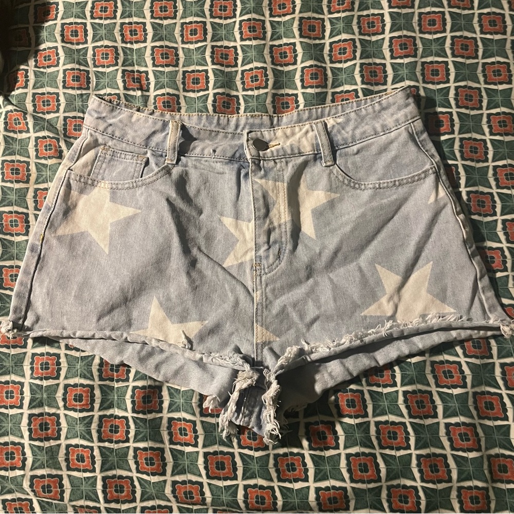 Star Jean Shorts